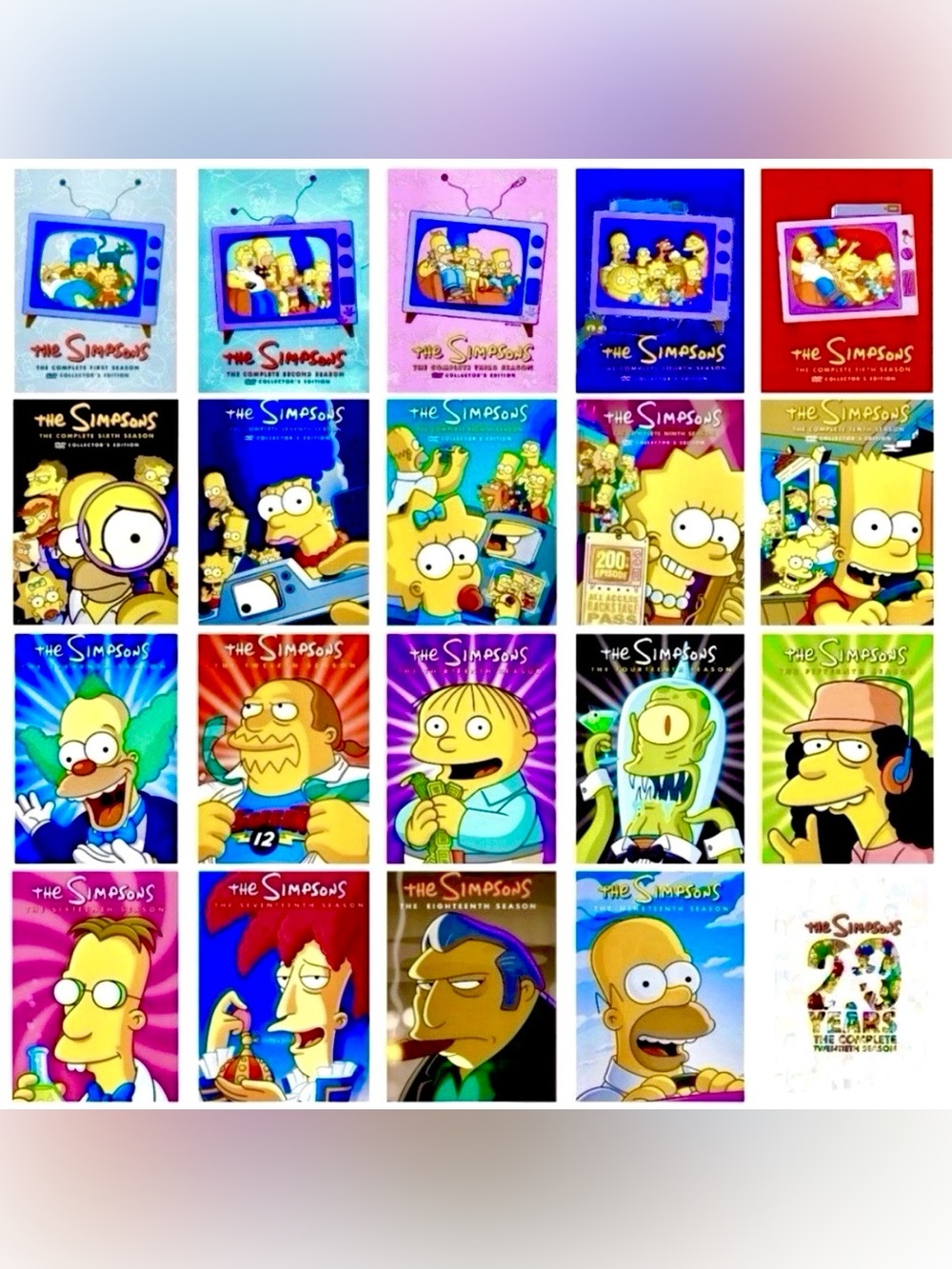 The Simpsons: Seasons 1-20 (DVD, 2009, 79-Disc Set)